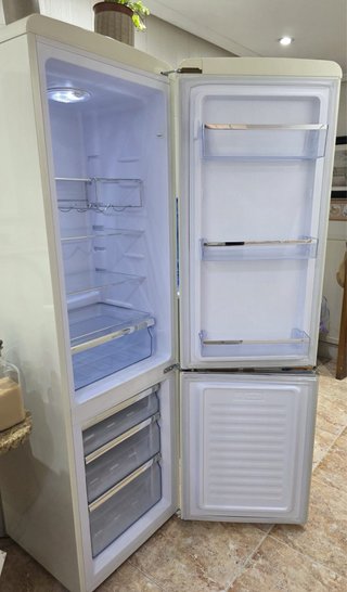 Nevera Fagor 2 puertas color crema