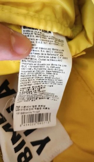 Bolso Bimba y Lola Amarillo