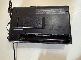 Lettore Cassette Sanyo Bassxpander MGR600