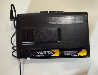 Lettore Cassette Sanyo Bassxpander MGR600