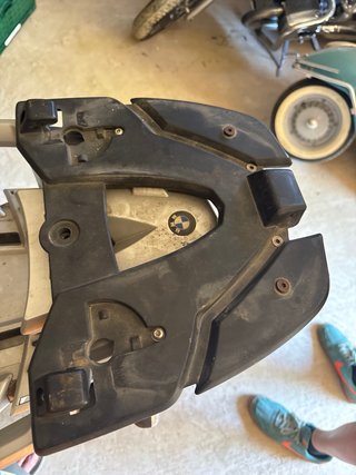 Baul trasero original con base bmw 1200gs