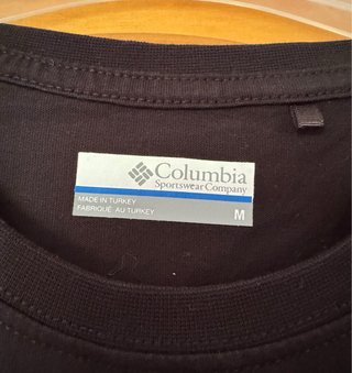 Camiseta Columbia Negra talla M