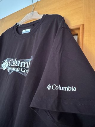 Camiseta Columbia Negra talla M