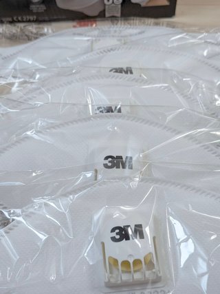 Mascarillas 3M Aura 9322+ FFP2 Válvula Pack 5