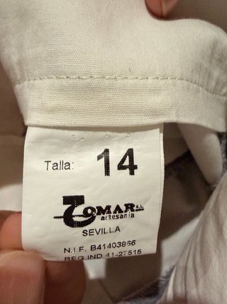 Traje de corto azul completo