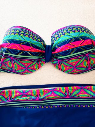 Bikini Talla 44/48 Estampado Geométrico