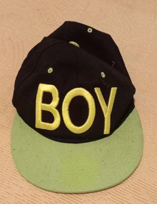 Boné Boy Preto e Verde
