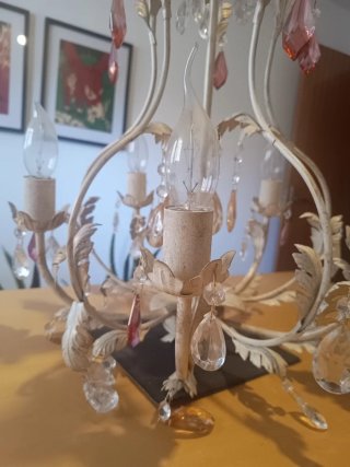 Lámpara araña 5 luces.