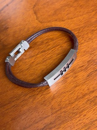 Pulsera Viceroy Cuero Marrón y Plata