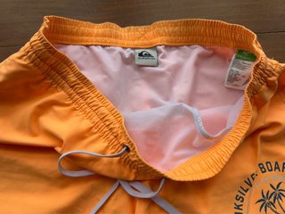 Bañador Quiksilver Hombre Talla M Naranja