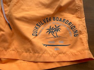 Bañador Quiksilver Hombre Talla M Naranja