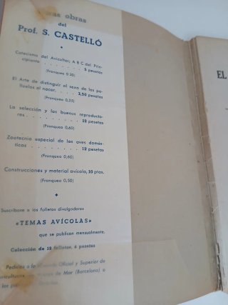 El arte de criar Gallinas por Salvador Castelló