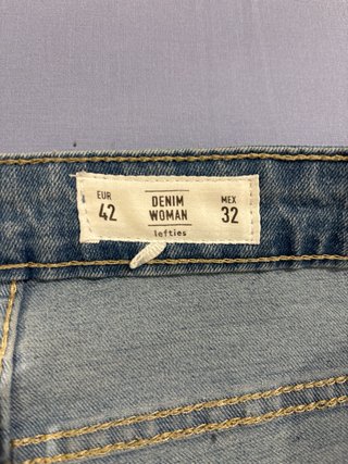 Pantalón campana vaquero azul