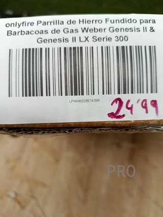 Griglia in Ghisa per Barbecue a Gas Weber Genesis II &...