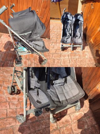 Silla de paseo doble Be Cool plegable