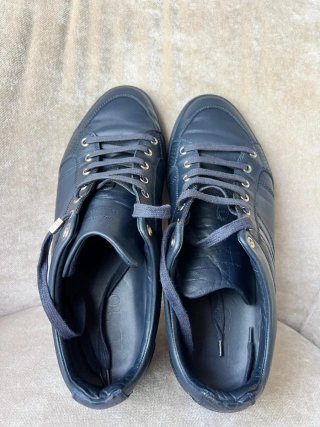 Zapatillas Dior Homme Piel Azul Marino T42