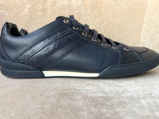 Zapatillas Dior Homme Piel Azul Marino T42