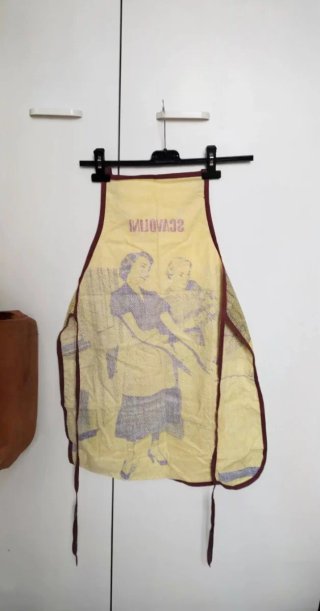 Grembiule Scavolini con pettorina, nuovo, con lacc