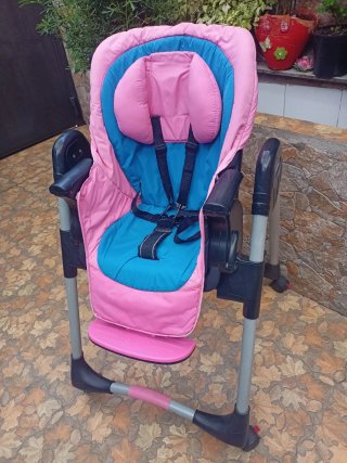 Trona Jane bebé rosa y azul