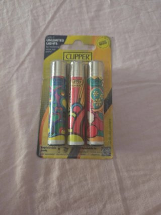 Set accendini clipper nuovi