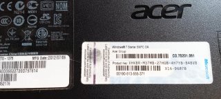 Notebook ASPIRE ONE D 270-1375