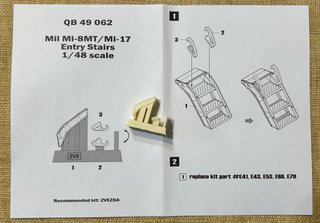 Maqueta Zvezda helicóptero Mi-8MT 1/48 + extras