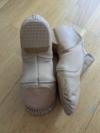 Zapatos de baile Jazz beige