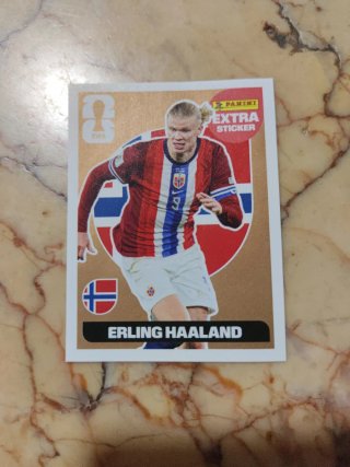 Carta Panini Haaland Extra Sticker