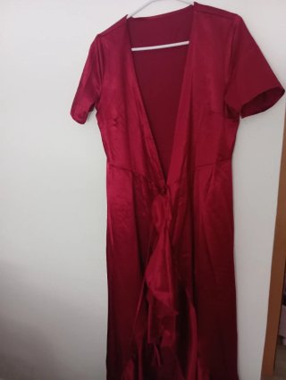 Vestido rojo mujer