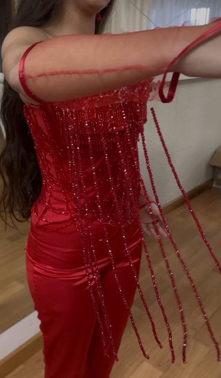 Corsé y pantalon boda gitana