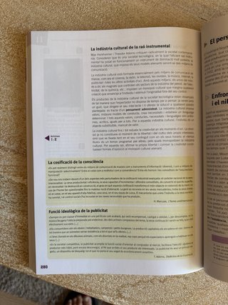 Història de la filosofia segon curs de batxillerat