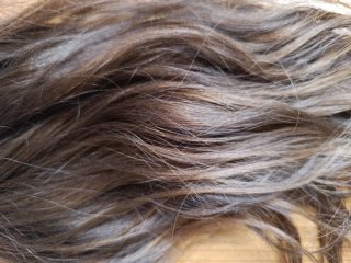 Coleta Pelo Natural Virgen - 40 cm