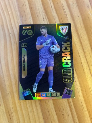 Cromo Unai Simón Supercrack LaLiga Panini