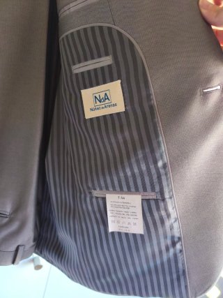 Traje completo hombre gris