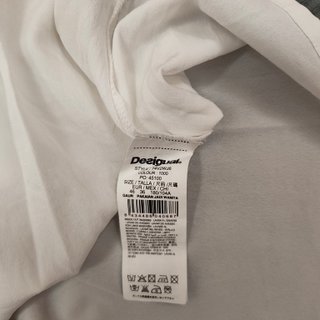 Desigual abito estivo smanicato bianco crochet L