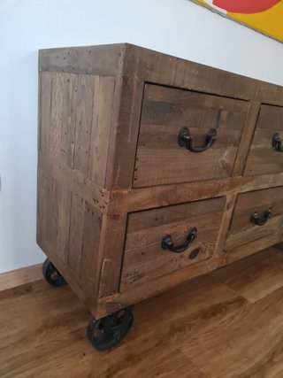 Mobile contenitore legno stile industriale
