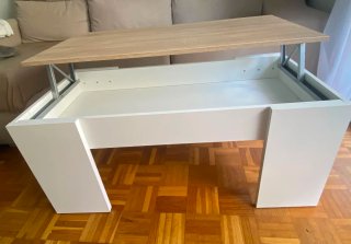 Mesa extensible madera aglomerada