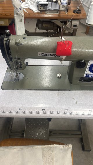 Máquina de coser Daewoo plana industrial