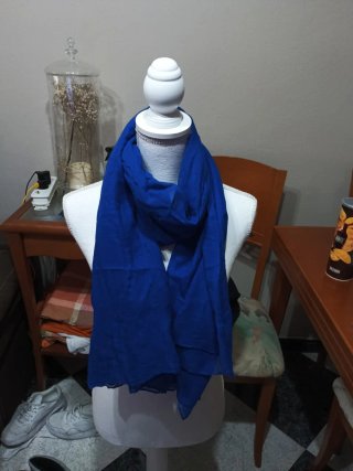 Bufanda azul