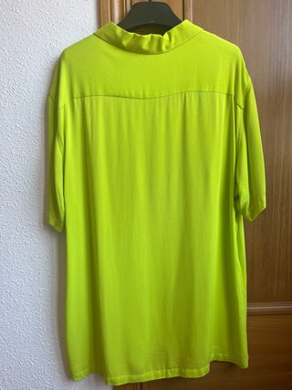 Camisa Bershka Verde Lima Talla M