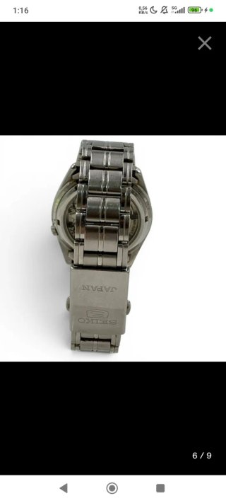 Reloj Seiko modelo Seiko 5m reloj para hombre.