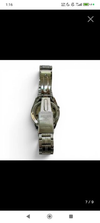 Reloj Seiko modelo Seiko 5m reloj para hombre.