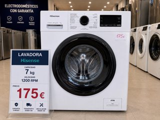 Lavadora hisense 7kg 1200rpm A++ Envio!