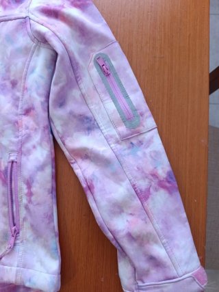 Chaqueta deportiva niña rosa y morada 12 años