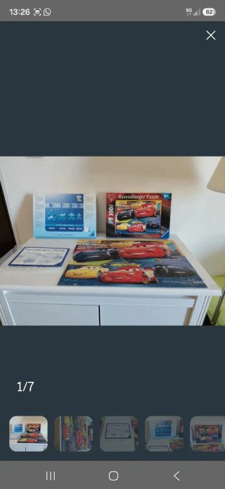 Lote 2 puzzles Ravensburger Finding Dory y Cars 3