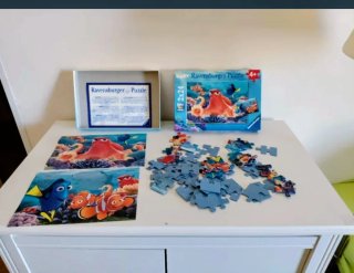 Lote 2 puzzles Ravensburger Finding Dory y Cars 3