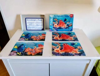 Lote 2 puzzles Ravensburger Finding Dory y Cars 3