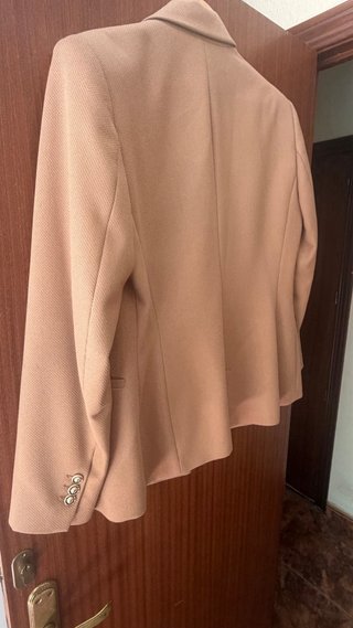 Americana Camel Zara Doble Botonadura