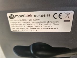 Freidora Eléctrica Mandine