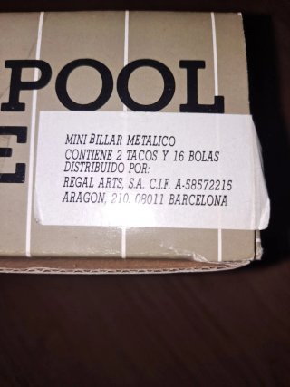 Mini mesa de billar americano con accesorios